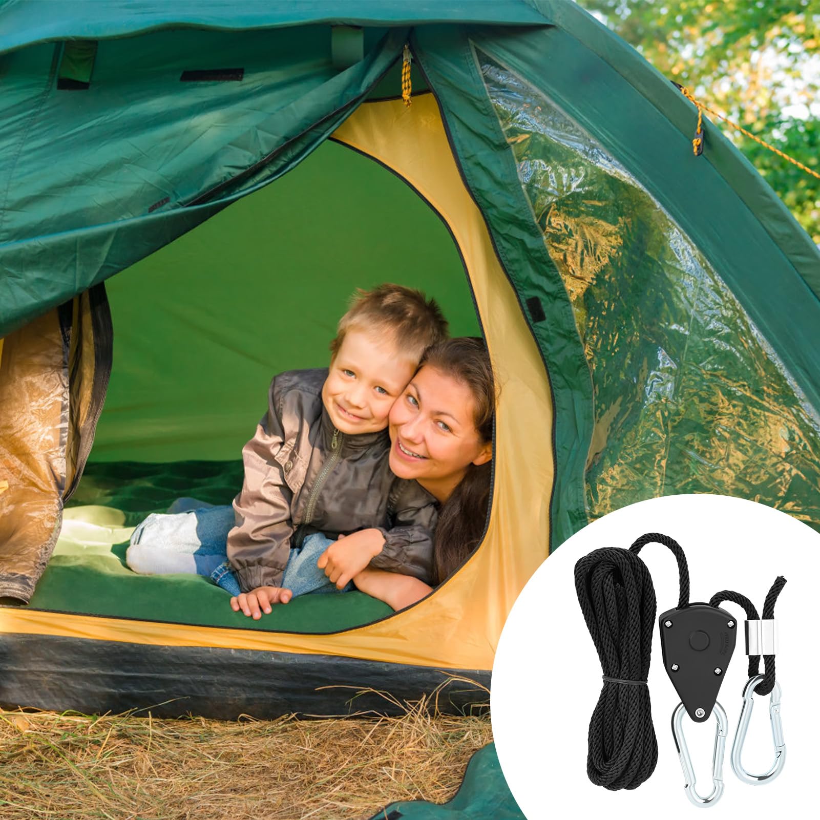 Cordes à Cliquet Avec Crochets Poulie à Corde à Cliquet Corde à Cliquet