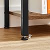 VASAGLE Shelf, Bookcase, Standing Shelf, DVD Shelf, 6 levels, office Shelf, outdoor Shelves, for office, Living Room, Bedroom, kitchen, 30 x 40 x 187.5 cm, Vintage Brown-Black LLS101B01