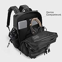 Vista 6 de LHI Military Tactical Backpack for Men and Women 45L Army 3 Days Assault Pack Bag Large Rucksack with Shoe Compartment