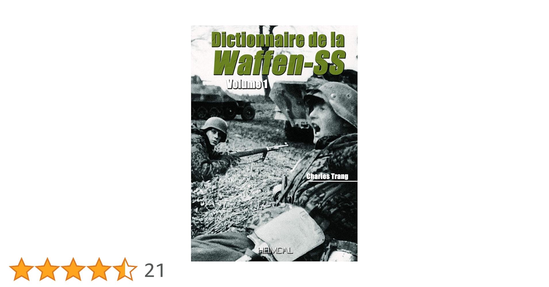 Amazon.fr - Dictionnaire de la Waffen-SS: Volume 1 - Trang
