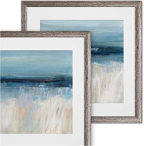 Miniatura 5 de Wexford Home On The On The Severn - Juego de 2 piezas de impresión artística, 16 x 16 pulgadas, color plateado