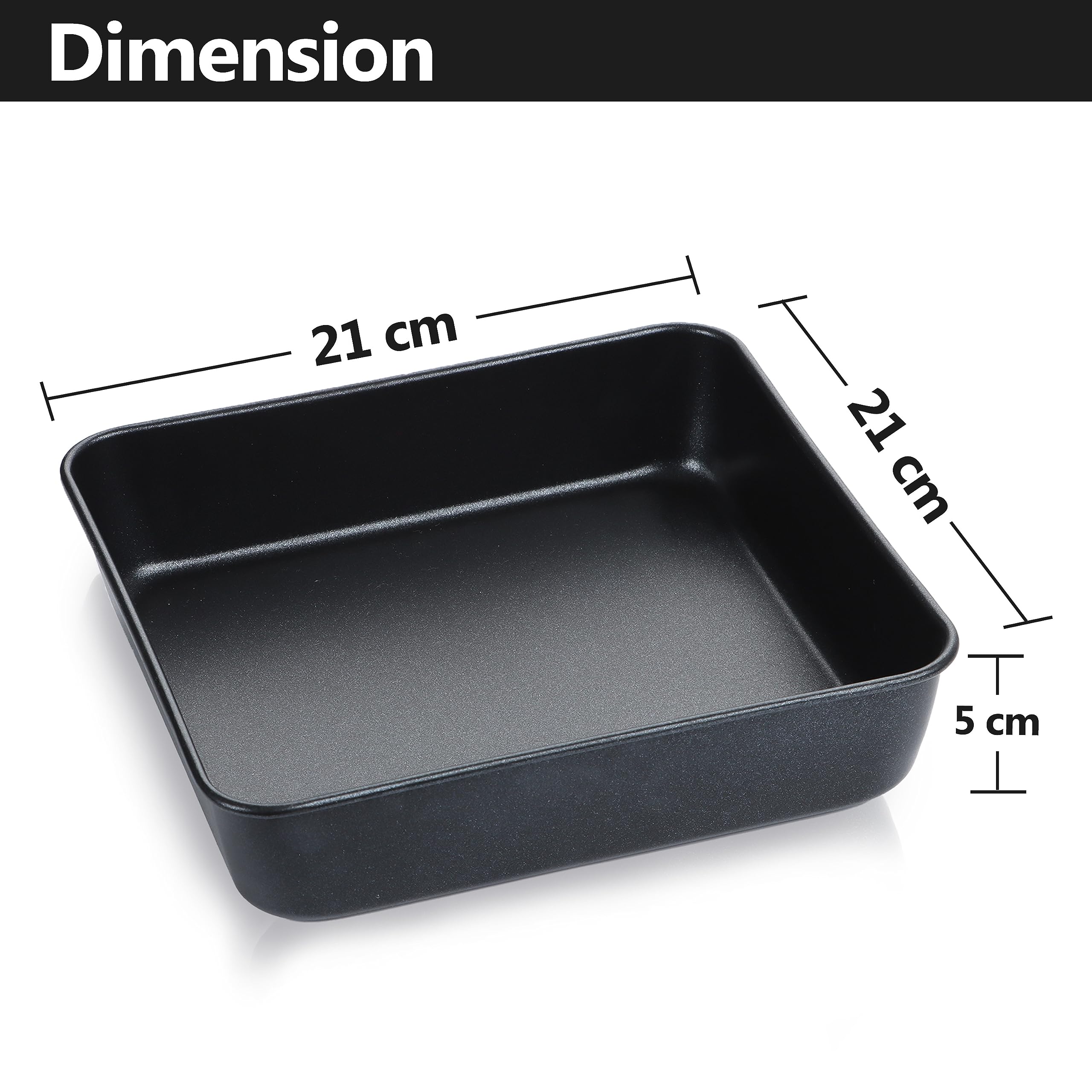 Joyfair Set di 2 stampi rotondi per torte in acciaio inox, 25 cm, per arrostire, stampaggio monopezzo e lato dritto, finitura a specchio e lavabile in lavastoviglie (25 cm