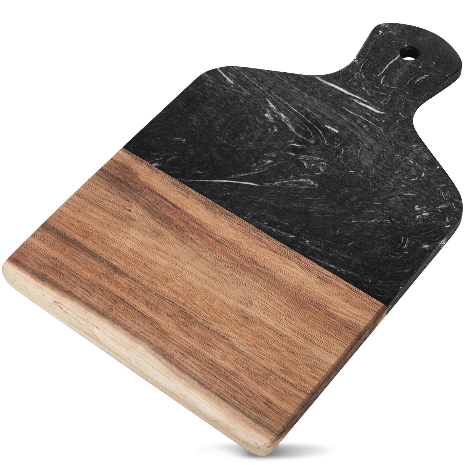 Amazon.com: Coloch Marble and Acacia Wood Cutting Board, Black