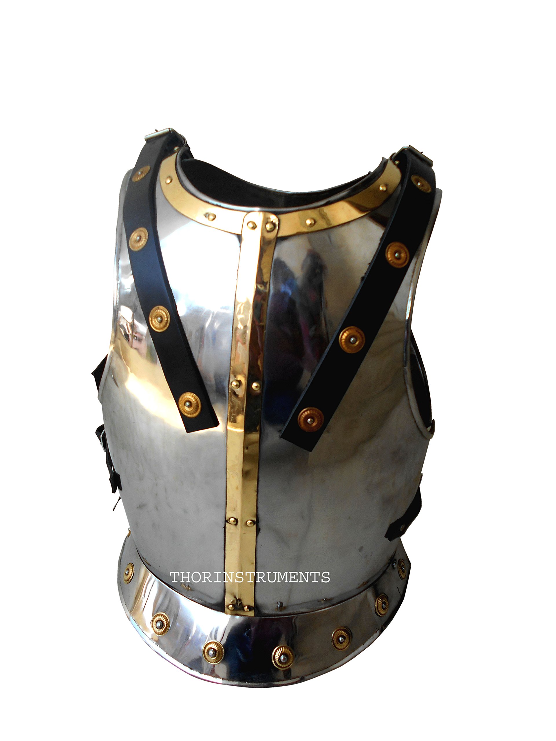 THOR INSTRUMENTS BREAST PLATE MEDIEVAL ARMOUR REPLICA COSTUME LARP CHROME FINISH Rustic Vintage Home Decor Gifts
