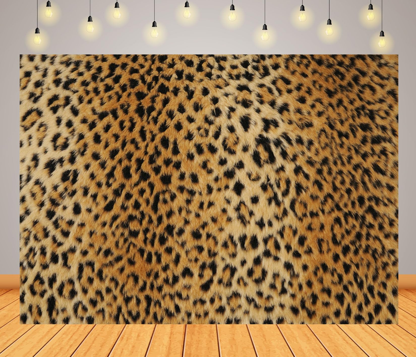 12x8FT (3.6x2.5m) Primo Piano Di Pelliccia Animale Sfondo Fotografico | Texture Morbida Di Felino Selvatico Fondale In Tessuto,Superficie Morbida Fulva,Per Feste A Tema Animali E Foto,Photo Booth