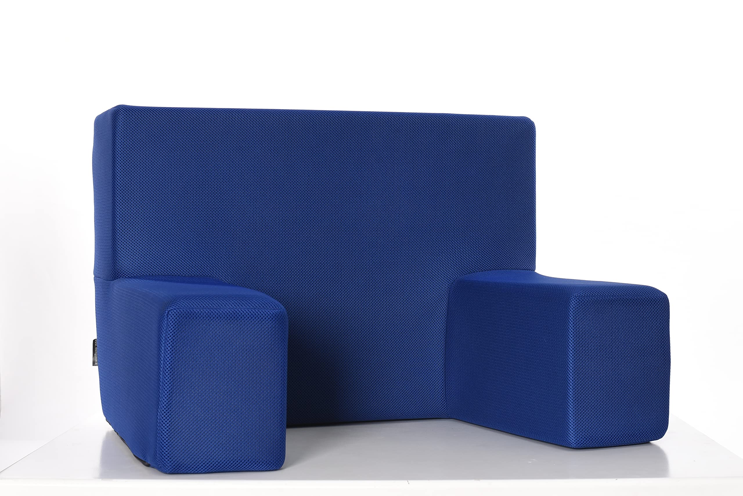 RESINGOMM Poltrona Comodone – Sostegno Rigido per Letto o Divano, Alta densità, Tessuto Tecnico Traspirante, Made in Italy