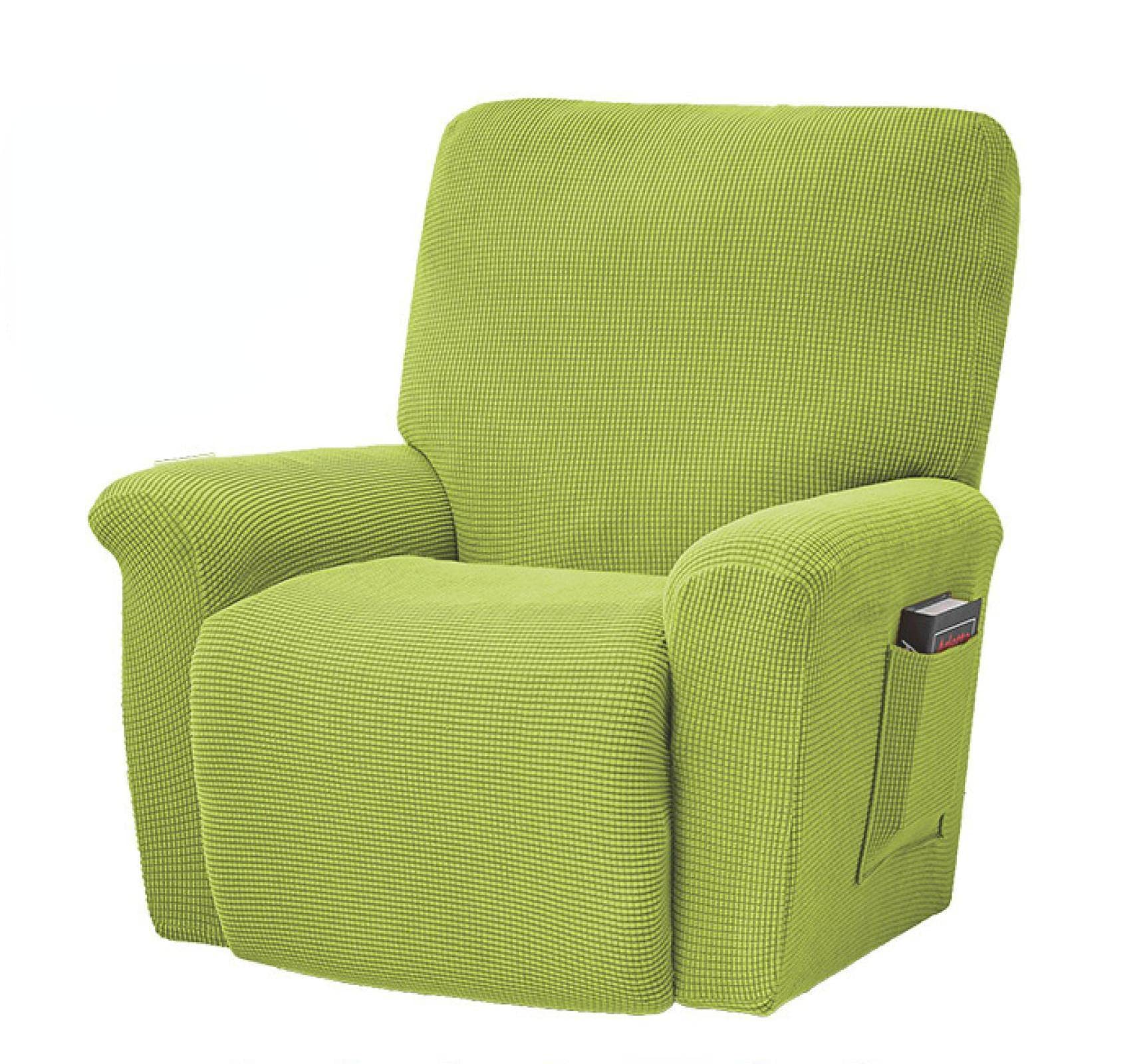 Fundas elásticas para reclinables, antideslizantes, lavables, impermeables, con parte inferior elástica, se adapta a la mayoría de sillas reclinables para decoración de sala de estar
