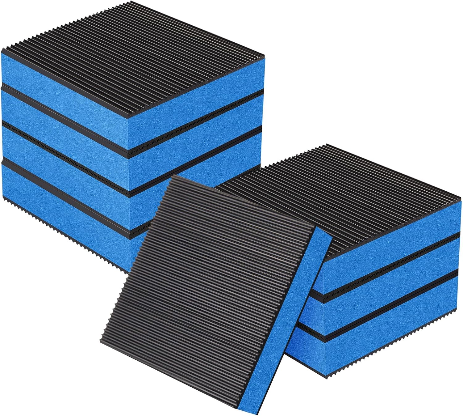 Pangda 8 Pack 4 x 4 x 7/8 Inches Rubber Anti Vibration Pads Heavy Duty