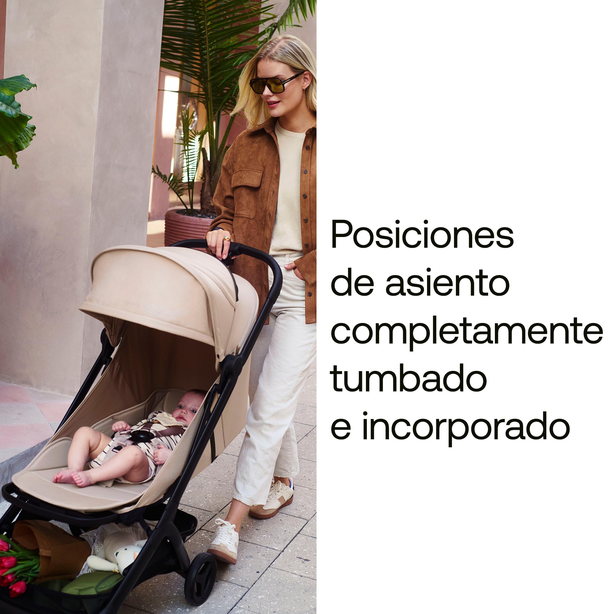 Bugaboo Butterfly 2 Silla de Paseo de Viaje – Pack con Barra de Seguridad y Cubierta para Lluvia – Ligera, Plegable a Una Mano y Asiento Reclinable, de 6 meses a 4 Años – Forest Green