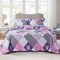 Vista 1 de NEWLAKE - Juego de colcha de 3 piezas