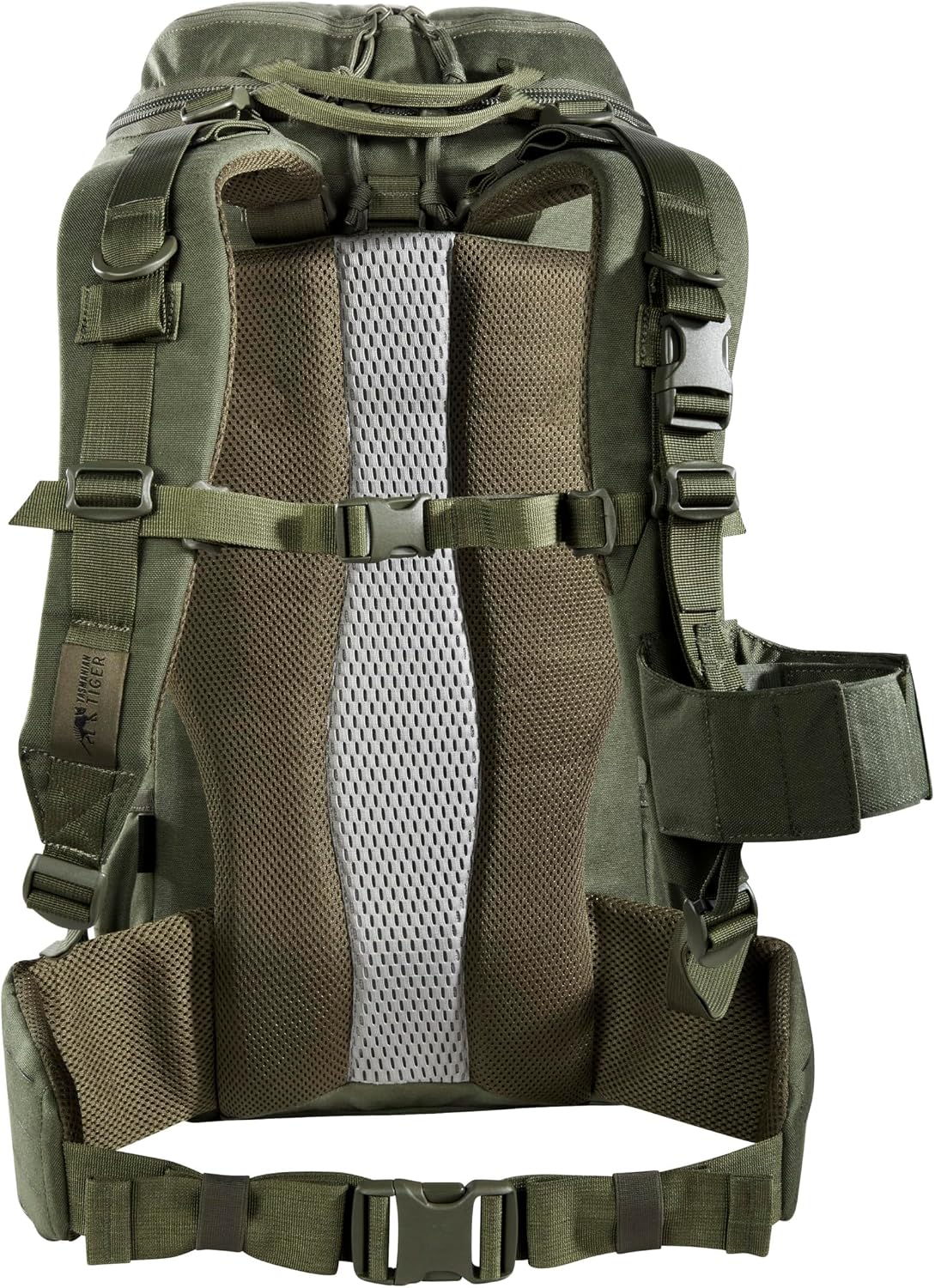 Tasmanian Tiger Modular Camera Pack 30 L Backpack with Adjustable Dividers Tripod Storage Rain Cover MOLLE Panels, Olive