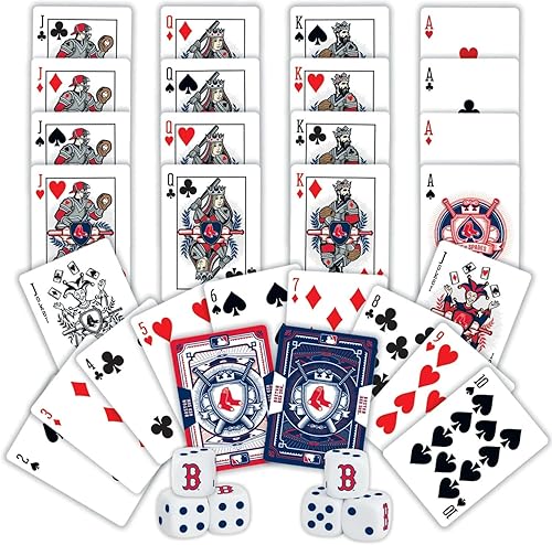 Miniatura 2 de Baby Fanatic Brs3230: Juego de 2 cartas y dados de Boston Red Sox