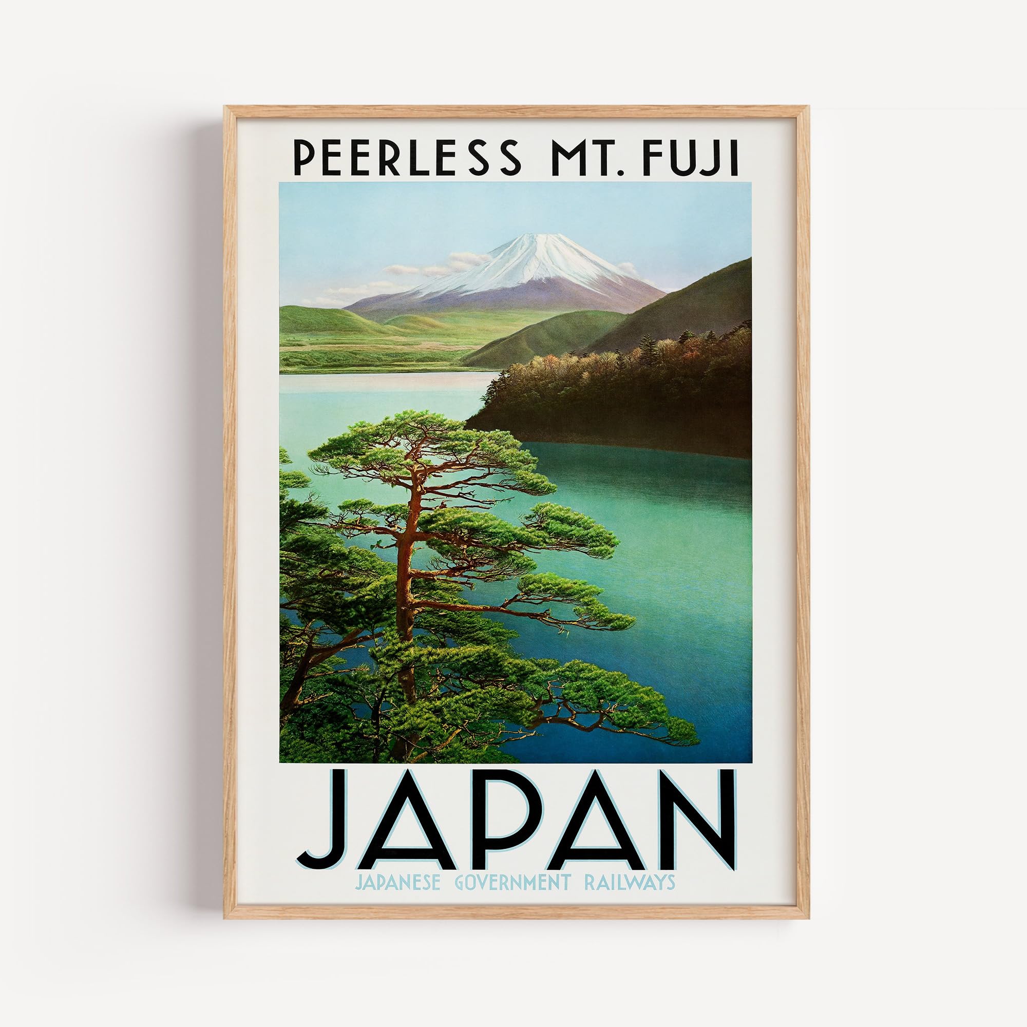 Made by Mika Ltd Japanese Wall Art Painting Prints From Original Artworks Hokusai Great wave, Takahashi, Mount Fuji woodblock style (Travel Poster, A3 297x420mm, Unframed)