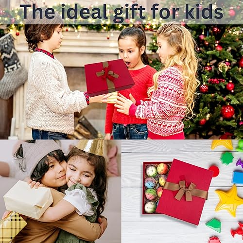 Miniatura 6 de 12 bombas de baño para niños al azar, bombas de baño con juguetes dentro de niñas y niños, burbujas orgánicas naturales para baño, ideal para