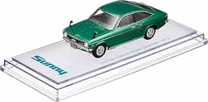 サニー1200クーペGX-5 1972年　1/24。グリーン サニー1200クーペGX-5 1972年1/24。グリーン
