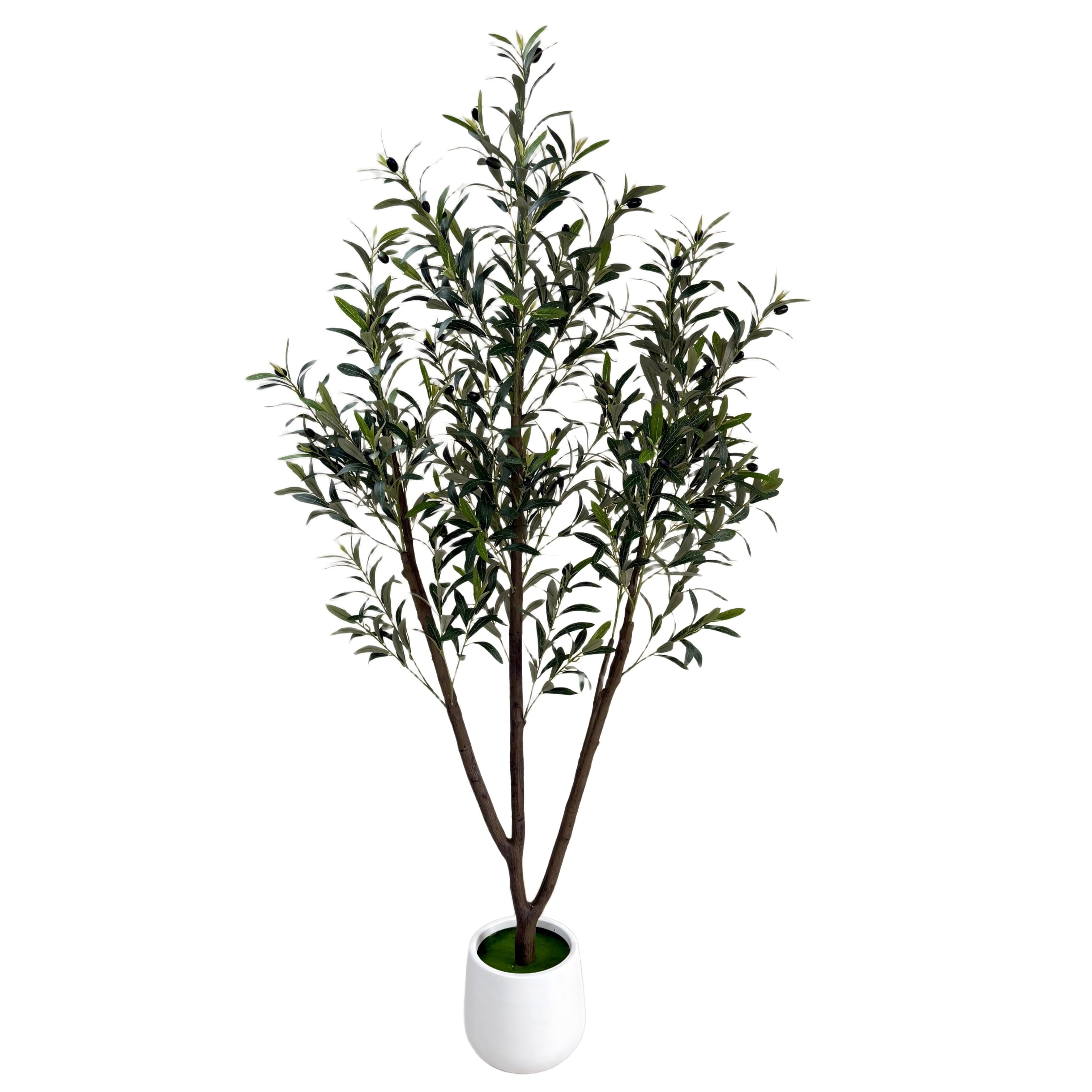 Künstlicher Olivenbaum mit Ständer, 1,8 m