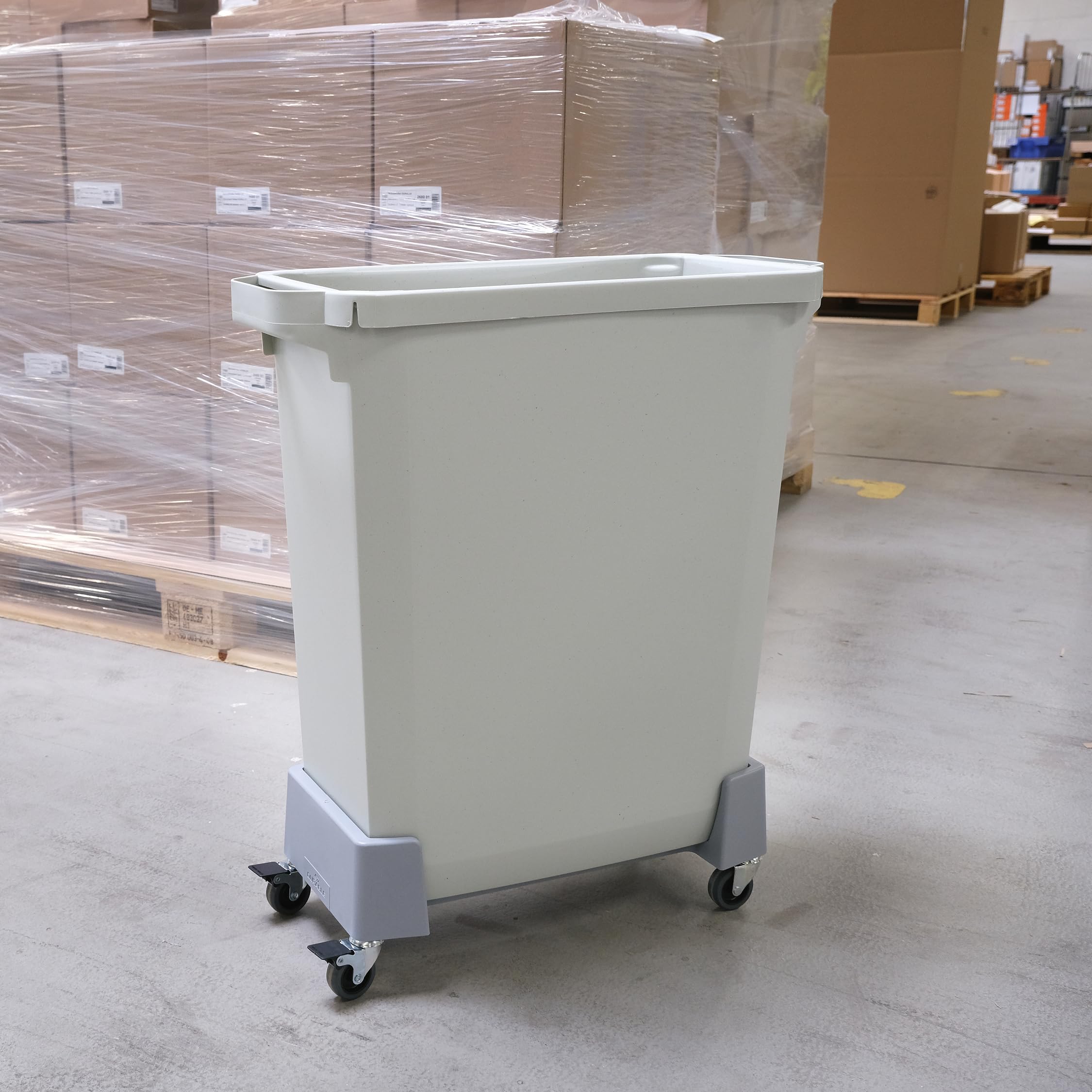 Durable DURABIN® 334037 - Carrito para cubo de basura (60 L, polipropileno reciclado), color grafito