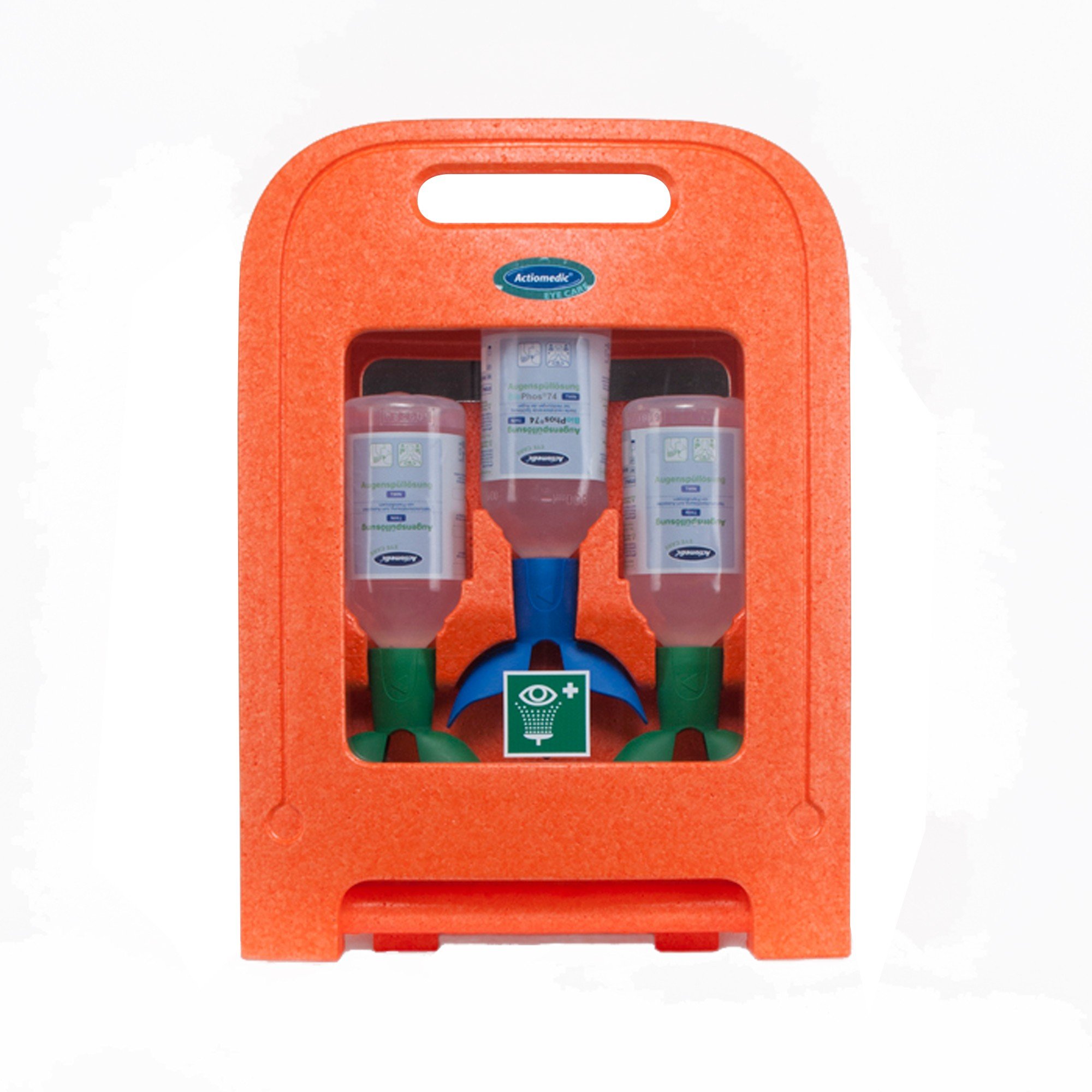 Actiomedic® EYE CARE Augenspülstation Medi2protect TWIN I Augenspülung | Mit TWIN Spülköpfen.