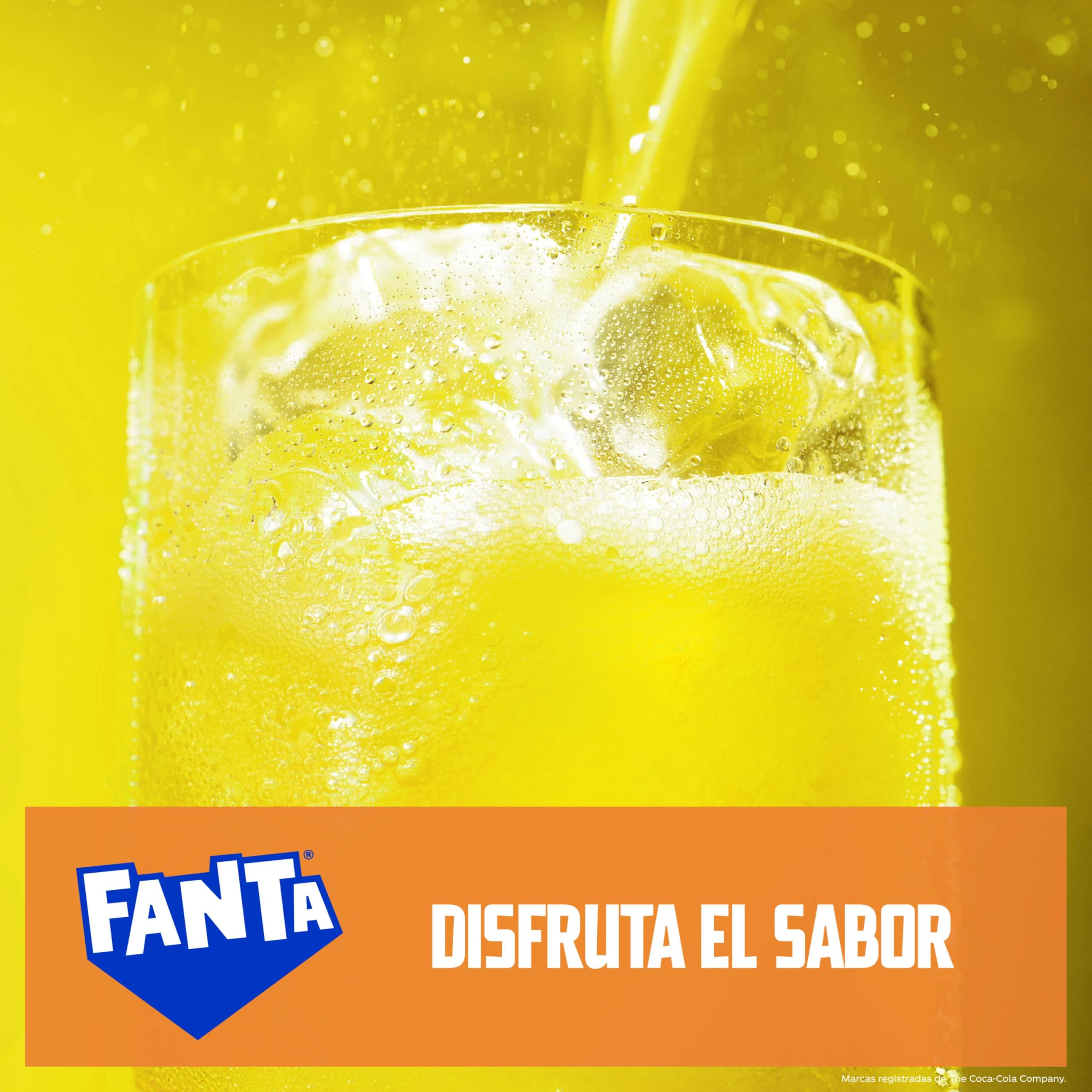 Fanta Limón, Refresco de Limón Elaborado a partir de Zumo, Bajo en Calorías - Pack de 9 Latas, 330 ml
