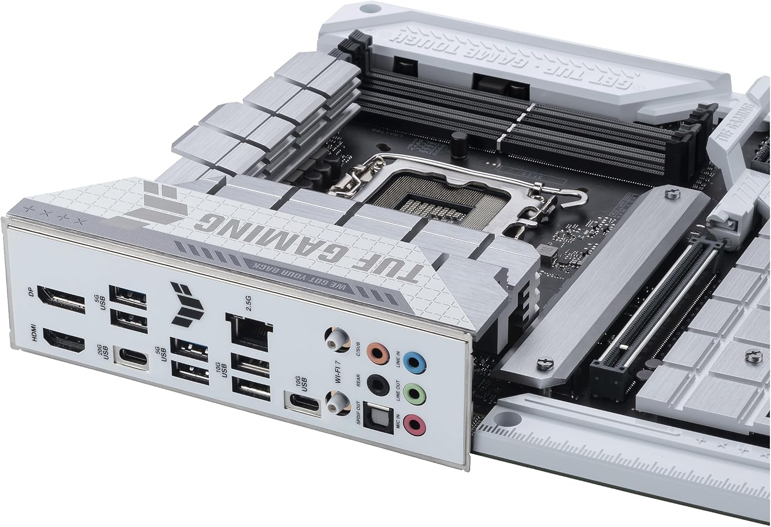TUF Gaming Z790-BTF WiFi 7 Intel® Z790 (LGA 1700) ATX Motherboard,Hidden-Connector Design, PCIe 5.0, 4xM.2 Slots, 16+1+1 Power Stages, DDR5,2.5Gb Ethernet,USB Type-C, Front USB Type-C, Thunderbolt™ 4