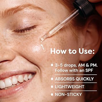 TruSkin Brightening Vitamin C Serum for Face with Hyaluronic Acid, 1 fl oz