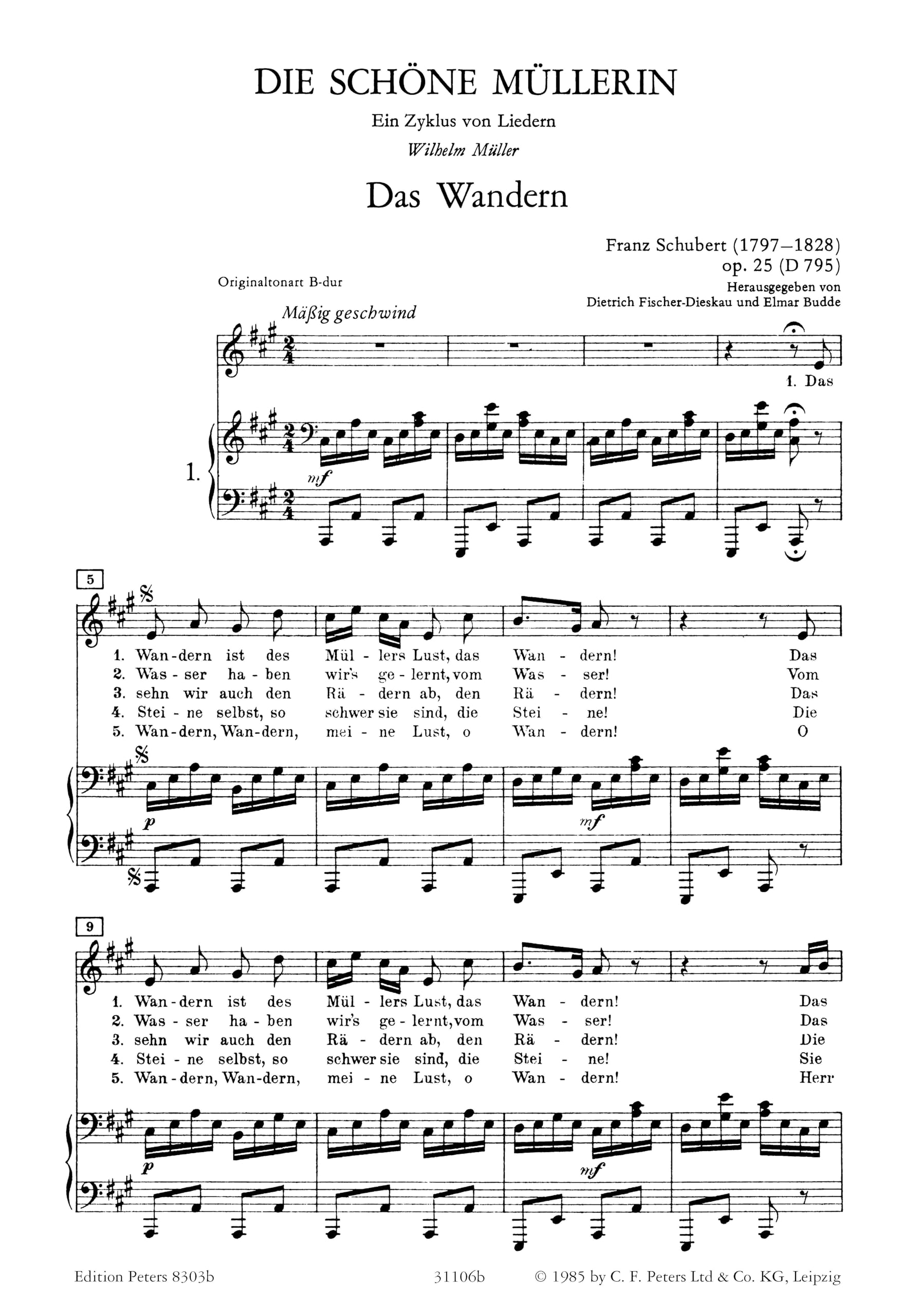 Lieder 1 (neue Ausgabe)