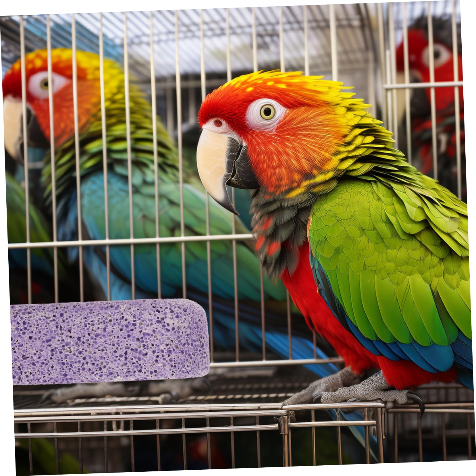Yardwe 5stücke Bird Cage Mounted Perch Stand Für Vögel Paw Grinding Perch Für Wellensittiche Und Papageien Installieren Praktisch Und Vogelkäfig Zubehör Für Spiel Und