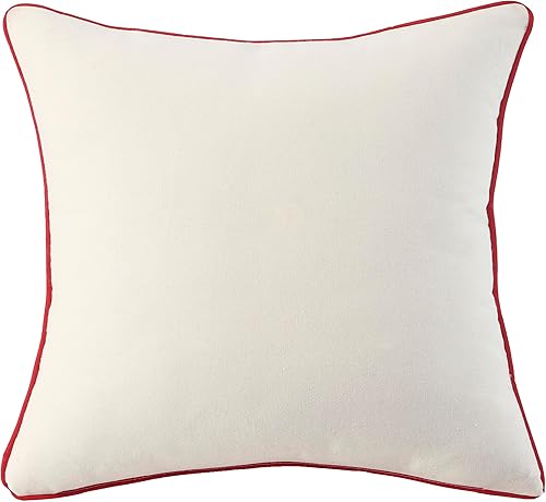 Miniatura 5 de Tosleo Joy - Juego de 2 fundas de almohada de Navidad de 18 x 18 pulgadas, decoración de fiesta de Navidad, fundas de cojín suaves para sofá, cama,