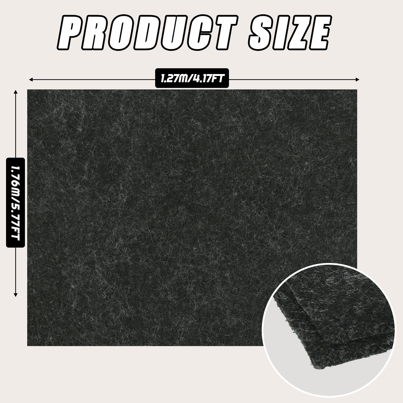 Ice Bath Mat, 50 x 70inch Cold Plunge Mat for Ice Bath Tub, Ice Bath Accessories Cold Punge Floor Mat for Ice Bath Tub Cold Plunge Accessories