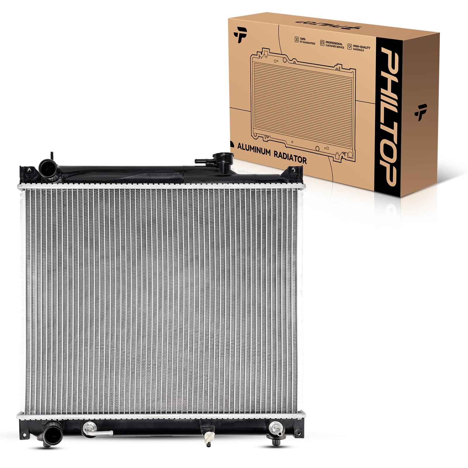 PHILTOP Aluminum Replacement Radiator