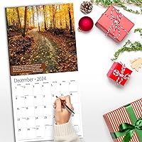 Vista 122 de RED EMBER Astronomy 2026 Wall Calendar 12 Month 12" x 24" Open Thick & Sturdy Paper Giftable Calendar 2026