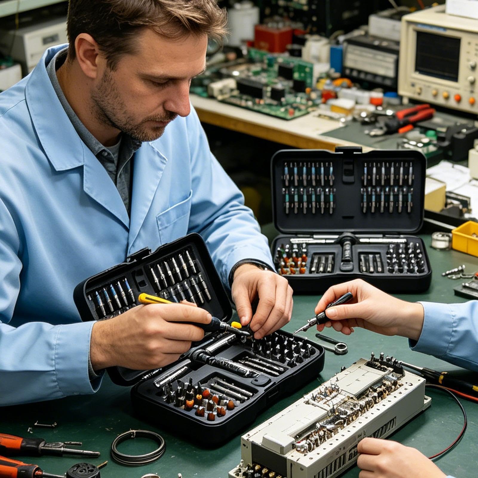 Set Destornillador Magnético De Carraca 66 Piezas Puntas Portátiles