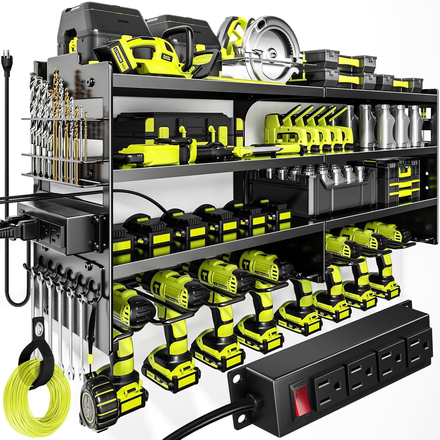 FOXPRO Organizer with Power Strip