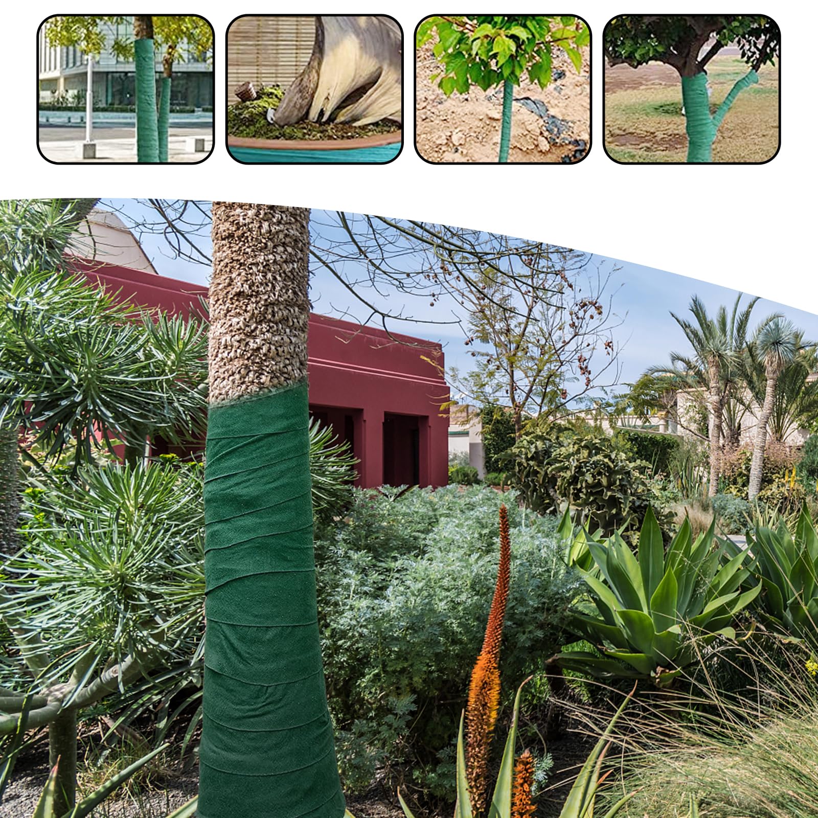 Baumschutzbandage 2 Rollen - Winterschutz Für Bäume 12,5cm X 18m Frostsicher