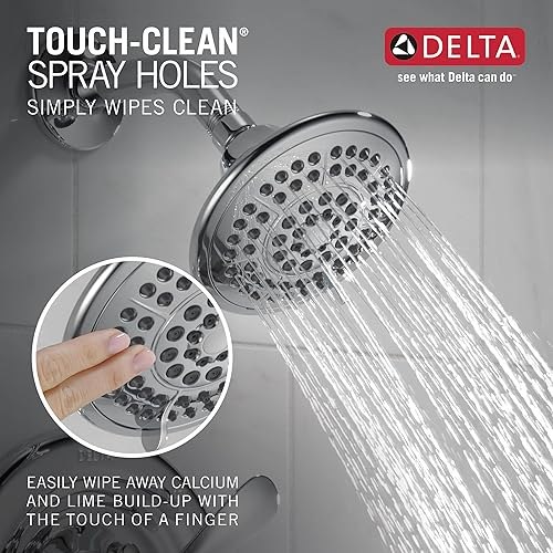 Miniatura 5 de DELTA FAUCET T17230 - Ducha clásica solamente, 5.25 x 7.50 x 5.25 pulgadas, cromo
