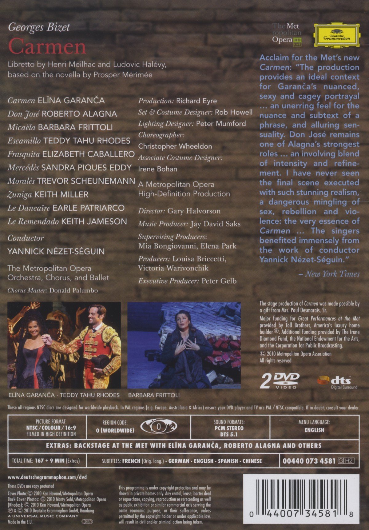 Bizet, Georges - Carmen [2 DVDs] [2 DVDs]