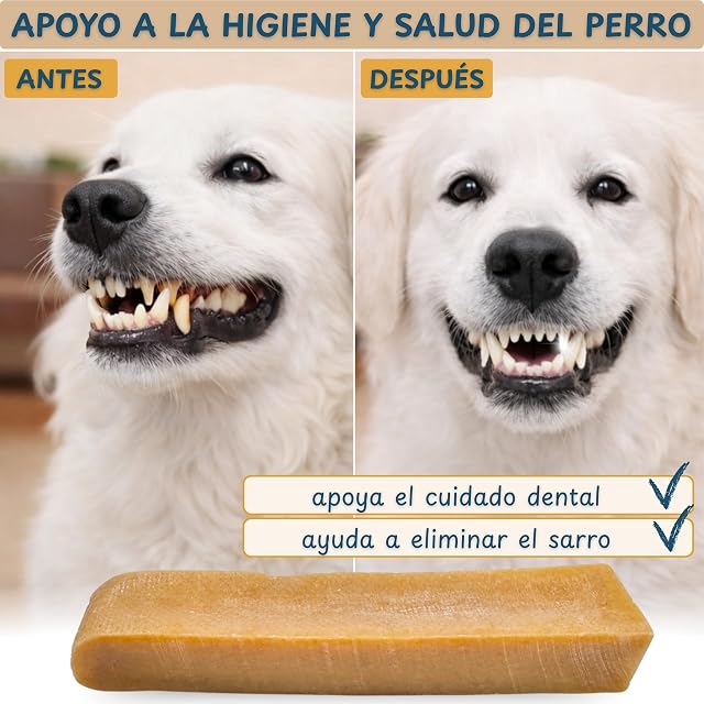 Foto 5 de 8 de Wildeers Churpi Huesos para Perros de Queso de Yak, M, 9-14 cm, 2 uds