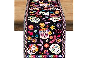 Dia De Los Muertos Table Runner