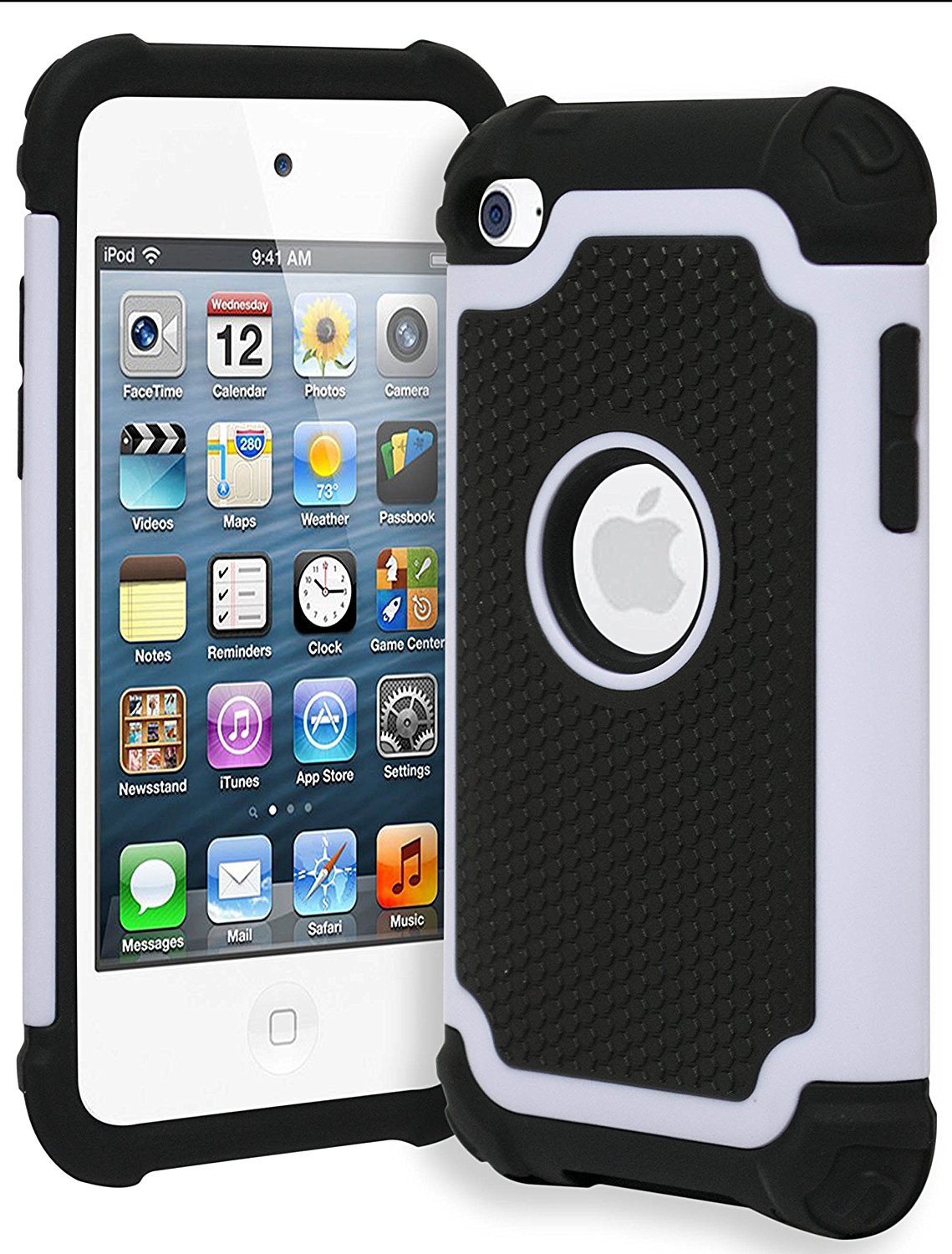 Amazon.com: Snap-on Protector Hybrid Hard/Gel Case for Apple iPod