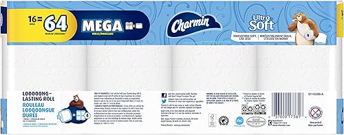 Miniatura 2 de Charmin Papel higiénico ultra suave, 16 mega rollos, 16 unidades (paquete de 16)