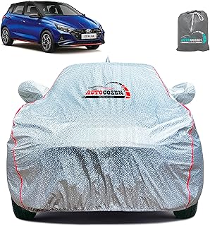 Autocozen Waterproof Car Body Cover Compatible with Hyundai Line I20 Mirror and Antenna Pocket, All Weather Protection Cov Price In India