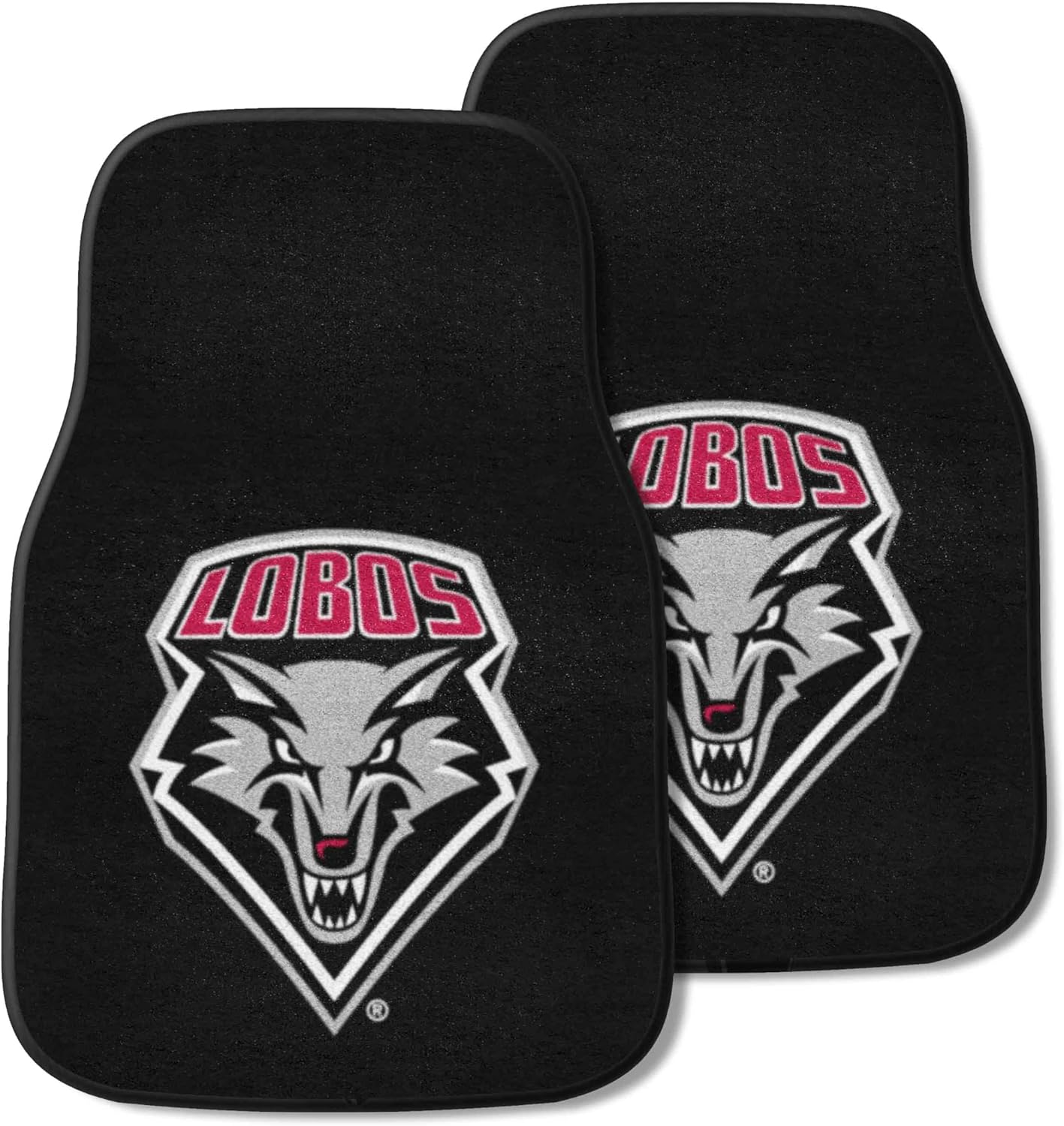 FANMATS NCAA Unisex-Adult Front Carpet Car Mat Set - 2 Pieces