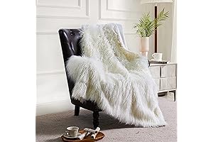 Noahas Shaggy Longfur Throw Blanket