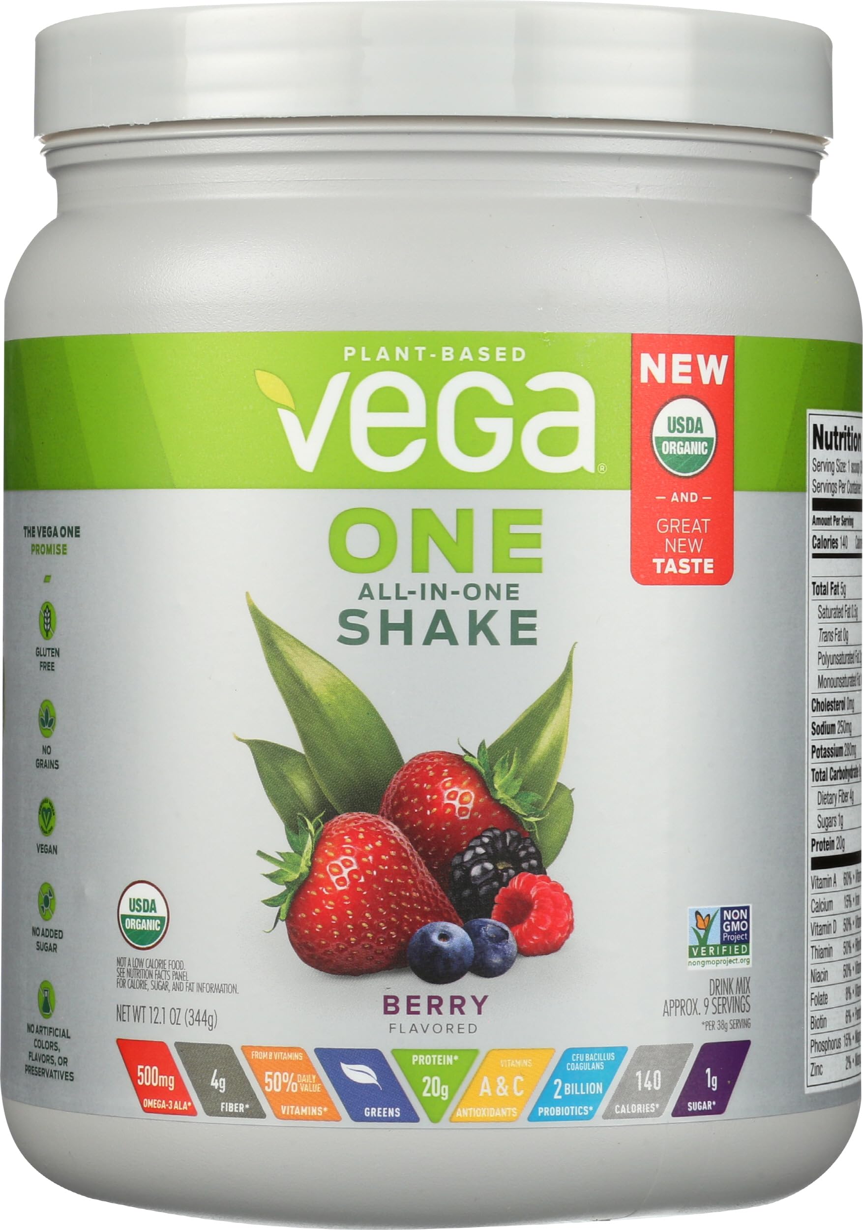 Vega All-in-One Nutrition Organic Vegan Protein Powder – Coconut Almond, 20g Protein Meal Replacement Shake – 1.52lbs (18 Servings) — Amazon image 13