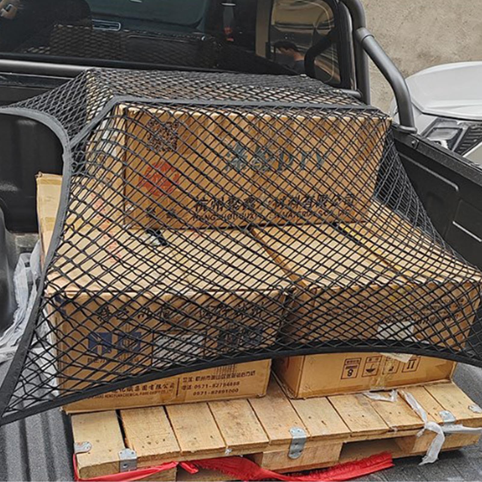 Filet à bagages élastique, filet à bagages pour camion - Rangement robuste