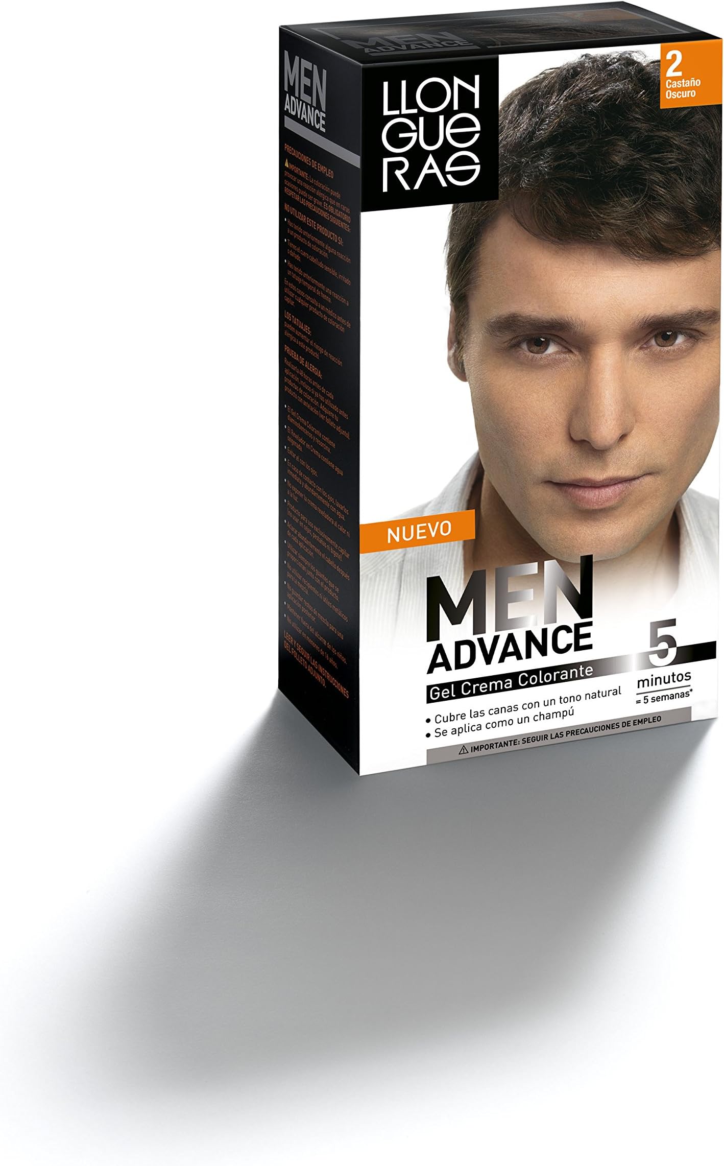 LLONGUERAS Men Advance Number 2, Dark Brown