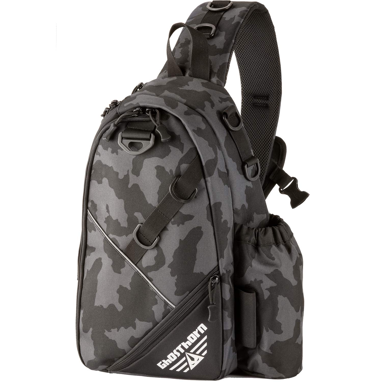 Buy Ghosthorn Fishing Tackle Backpack Sling Bag with Rod Holder Tackle