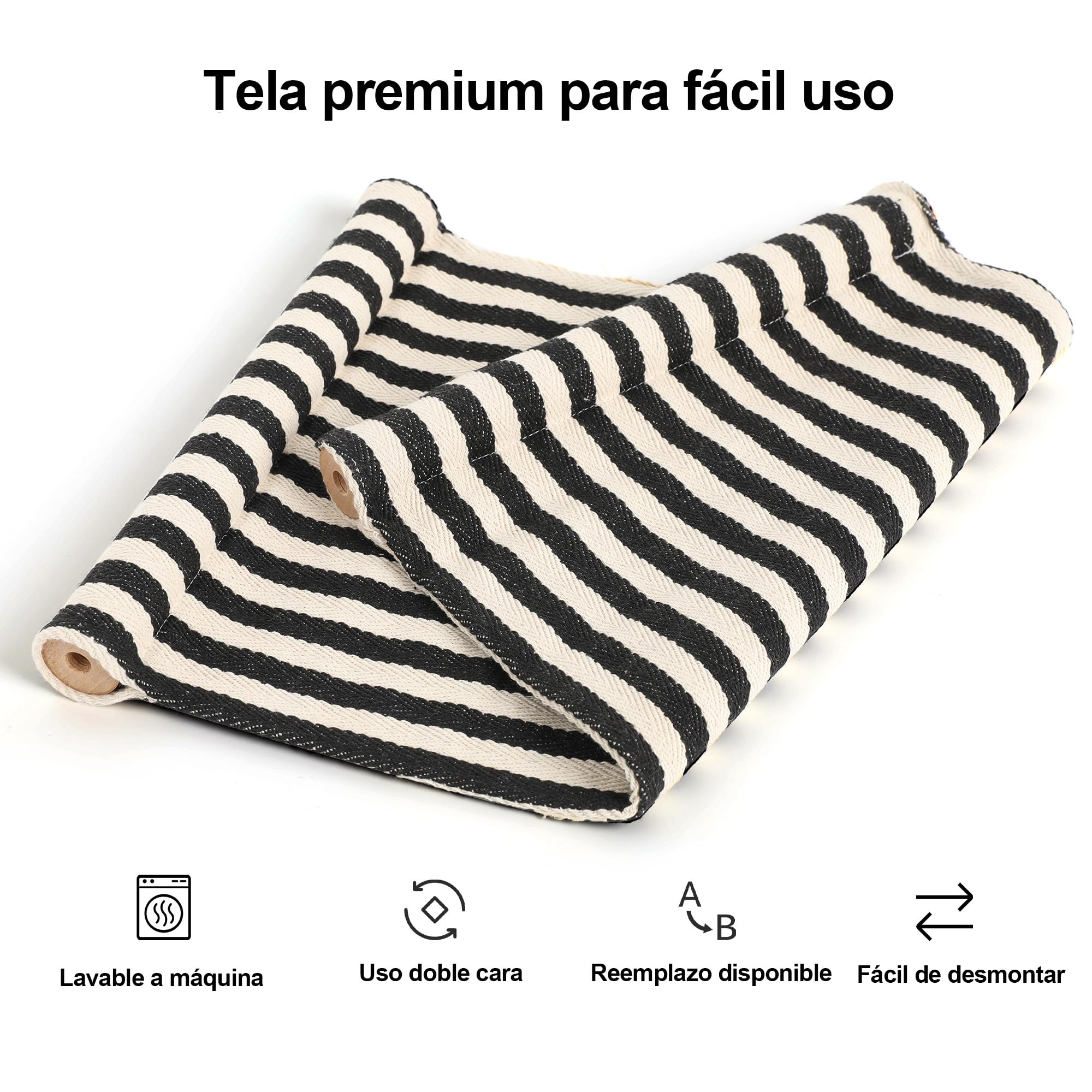 FUKUMARU Cama Pared Gato, Hamaca para Gatos Grande montado en la Pared, De Madera Maciza de Caucho, Muebles de Gatito Premium para Dormir, Jugar, Escalar y Descansar, Soporta hasta 18 KG