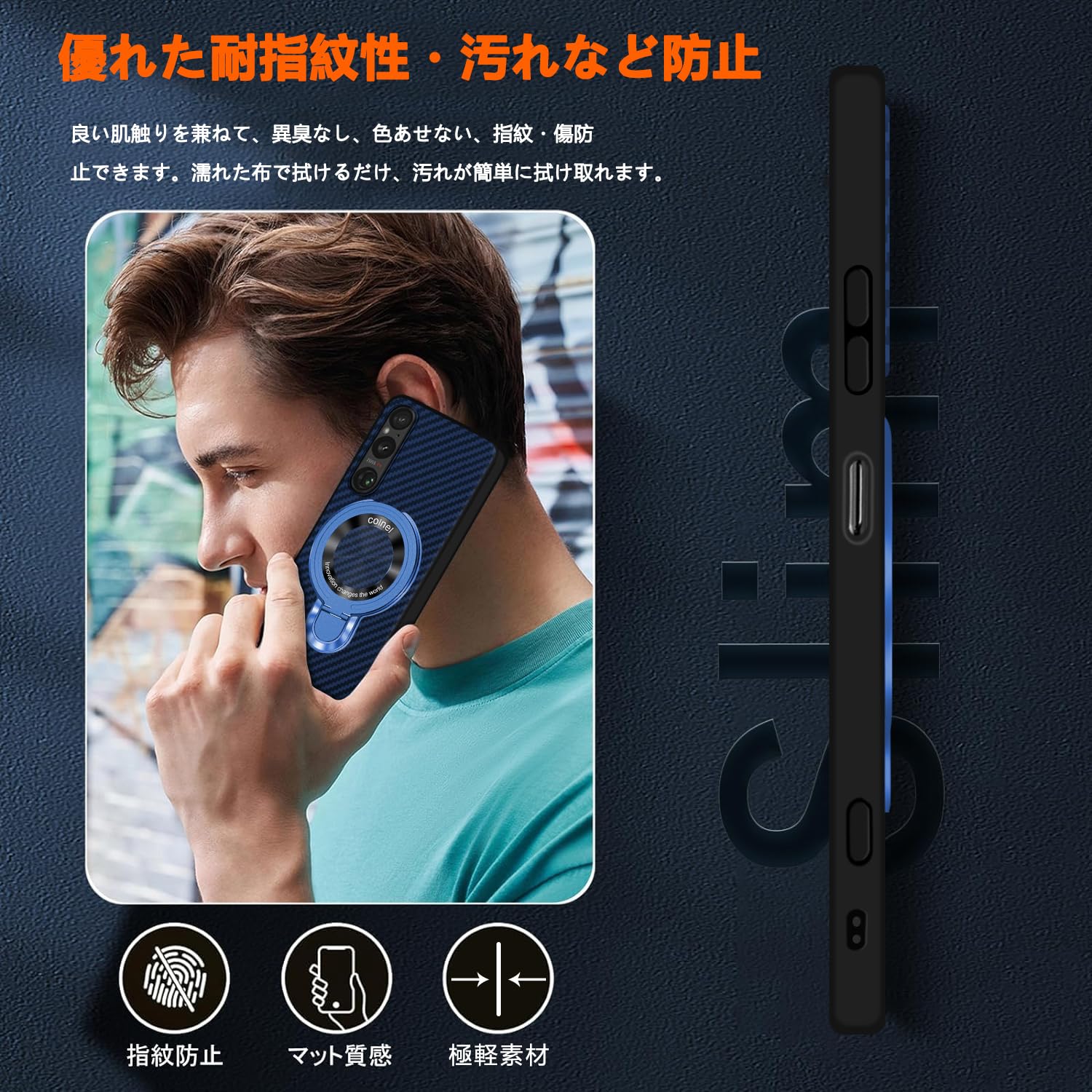 Amazon.co.jp: BOOERUL OPPO A3 5G ケース TPU Magsafe対応 リング付き