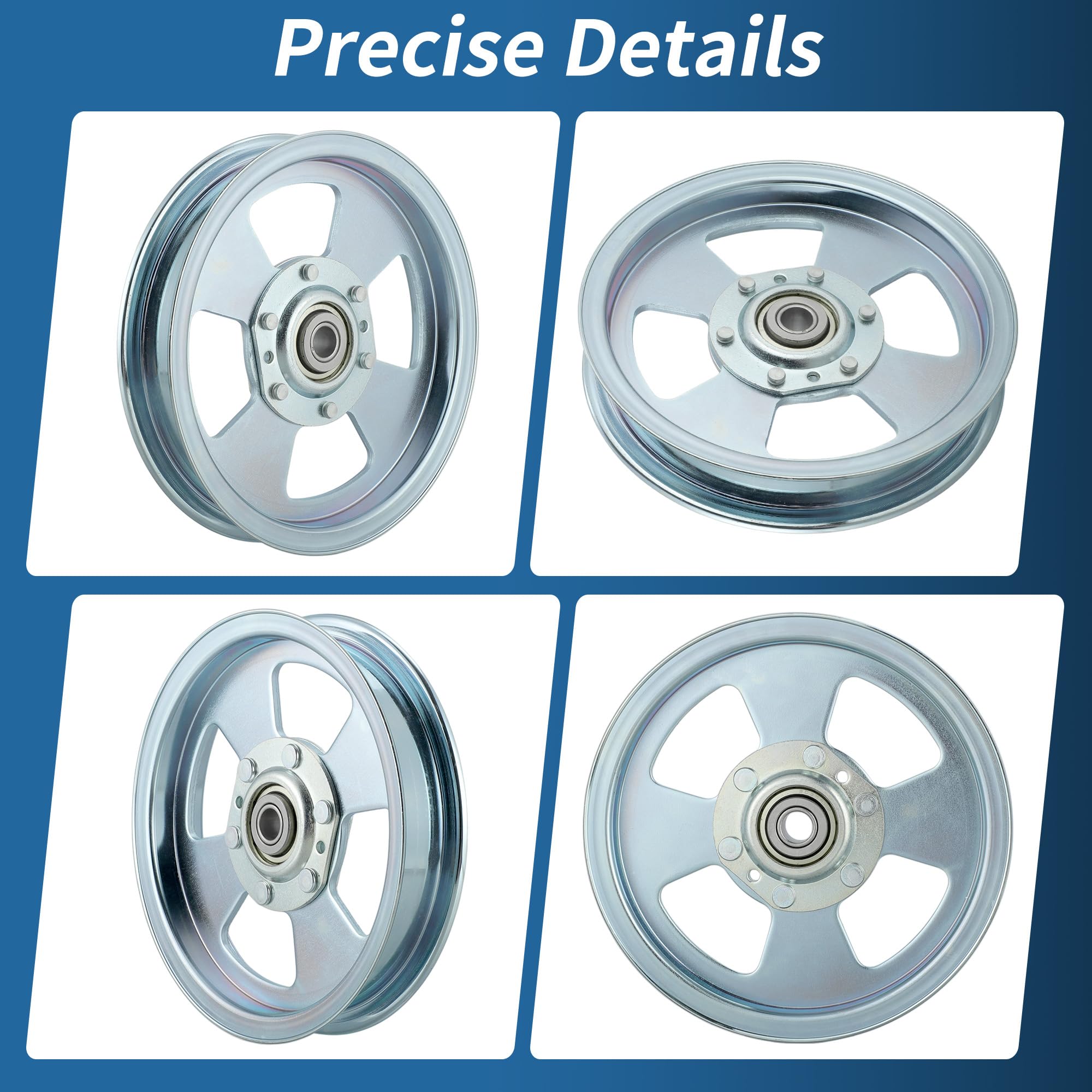 No.5104717YP Poulie Folle Pour Tondeuse Pour Ferris SRSZ1 IS2600Z IS3200Z F160Z IS700Z ISX3300 SRSZ2 FW45 500S SRSZ3X Plateau De Tonte Poulie Plate Pour Ferris 48 52 61 60 Pouces